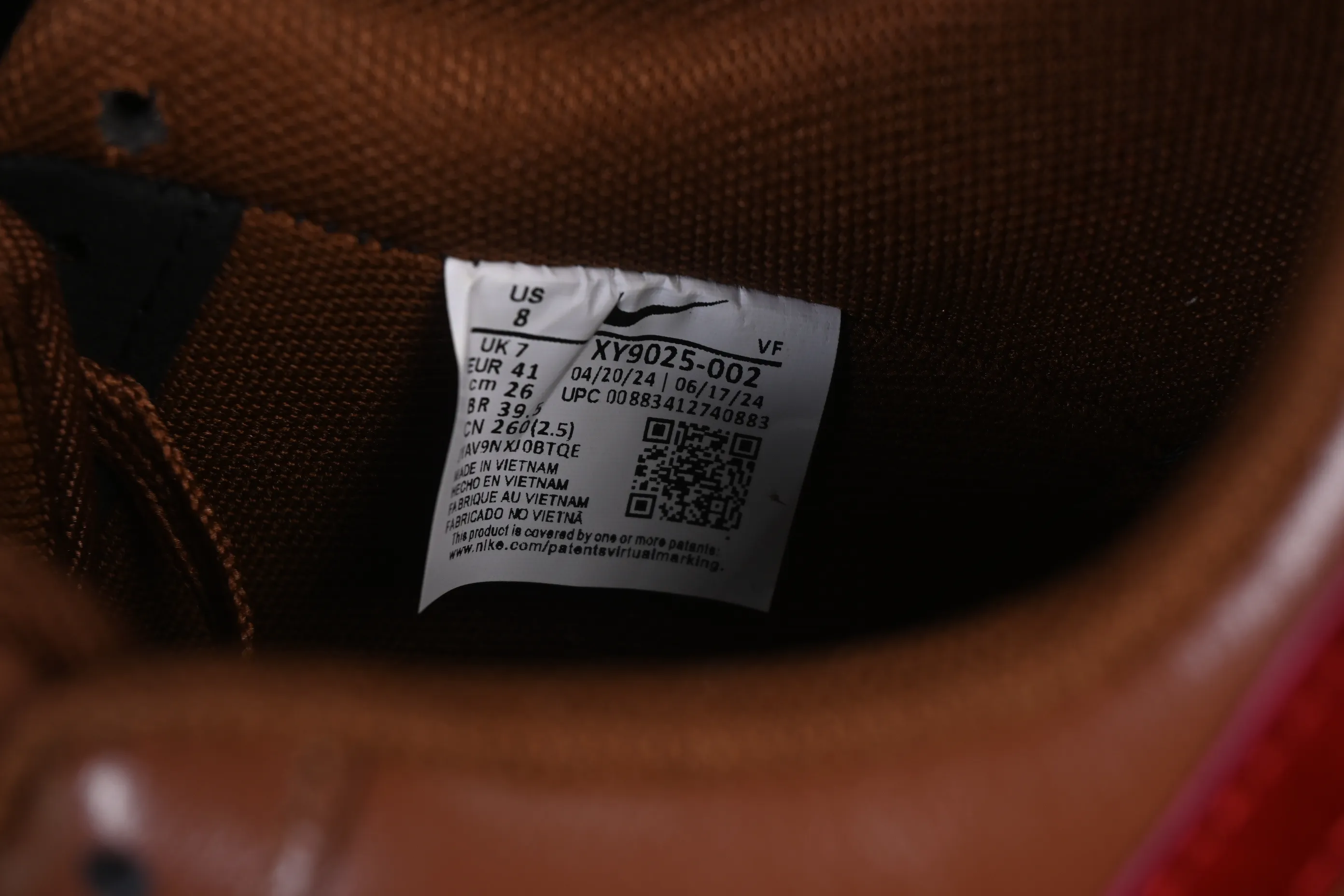 All categories Nk Air Force 1 Air Force series Nk Air Force 1 Low Air Force low-top Nike Air Force 1'07 Low Year of the Horse joint name Chestnut red sandalwood Air Force 1 low-top casual sneakers XY9025-002